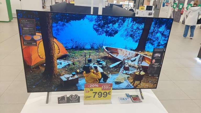 TV LG 65" OLED65B56LA 839€ (con cupon Cashback)