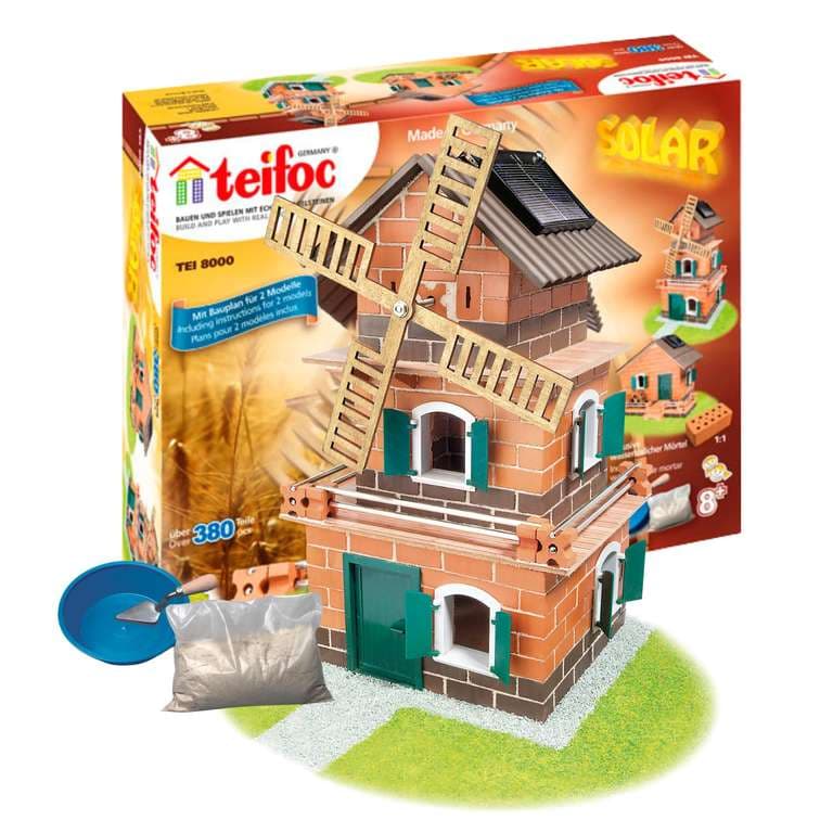 Teifoc-T8000 GmbH Teifoc TEI 8000-Cajas para construcción de Piedra, Multicolor, Deluxe Solar Set (Eitech T8000